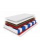 Taschenfederkernmatratze 200x200 SALSA KOKOS H3/H4, 7 Zonen, antiallergisch, T25-Schaumstoff, Kokosfaser, Höhe 25 cm