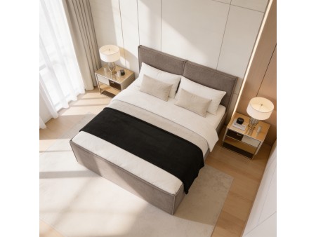 Royal Bouclé Continental Bed