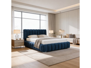Polsterbett für das Schlafzimmer MONACO mit Bettrahmen und Bettkasten