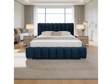 Polsterbett für das Schlafzimmer MONACO mit Bettrahmen und Bettkasten