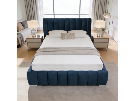 Polsterbett für das Schlafzimmer MONACO mit Bettrahmen und Bettkasten