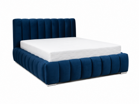 MONACO upholstered bedroom bed with a bed base and storage space for bedding