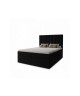 Continental bed with a NERO BOX SZTRUKS mattress and bedding storage compartments