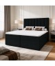 NERO continental bed with built-in mattress and bedding storage compartments