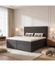 A continental bed with a VICTORIA mattress and bedding storage compartments