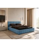 Polsterbett „NERO“ für das Schlafzimmer mit Bettrahmen und Bettkasten