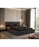 Polsterbett „NERO“ für das Schlafzimmer mit Bettrahmen und Bettkasten
