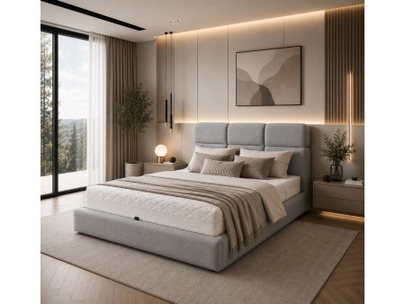 Polsterbett „VERO“ für das Schlafzimmer mit Bettrahmen und Bettkasten