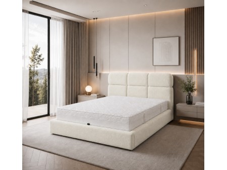 Polsterbett „VERO“ für das Schlafzimmer mit Bettrahmen und Bettkasten