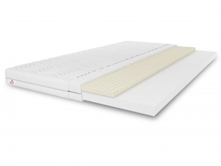 TOP5 LATEX 140x200x5 mattress topper, bed topper, H3 medium-firm, reversible, hypoallergenic