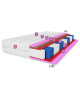 Taschenfederkernmatratze 80x200 FOLYESO H3/H4, 7 Zonen, Taschenfederkern, HR-Schaum, Kokosfaser, antiallergisch, Höhe 20 cm