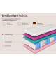 Materac kieszeniowy 100x200 CAILANO H3, visco, pocket, 7 stref, dwustronny, antyalergiczny, wys. 19cm