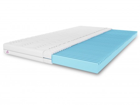 80x200x5 massage mattress topper, bed topper, H3 medium-firm, contoured, reversible, hypoallergenic