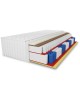 Taschenfederkernmatratze 160x200 TENCEL LUX H3, Taschenfederkern, Latex, Kokosfaser, T30-Schaum, 7 Zonen, antiallergisch, Höhe 3