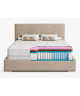 Taschenfederkernmatratze 200x200 LAMBADA KOKOS H4, 22 cm, antiallergisch, T25-Schaumstoff, Pocket