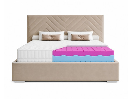 MARPUR H2/H3 foam mattress, reversible, T25 foam, massage layer, height 25 cm