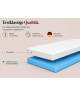 Schaumstoffmatratze 140x200 NATURAL H3, 10 cm, T25-Schaumstoff, mit Massageeffekt, beidseitig nutzbar, 7 Zonen