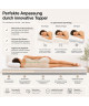TOP5 KOKOS 100x200x5 mattress topper, bed topper, H3/H4, medium-firm, firm, reversible, hypoallergenic