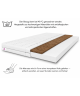 TOP 5 KOKOS 90x200x5 mattress topper, bed topper, H3/H4, medium-firm, firm, reversible, hypoallergenic