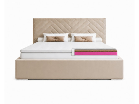 TOP5 KOKOS 200x200x5 mattress topper, bed topper, H3/H4, medium-firm, firm, reversible, hypoallergenic