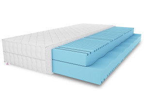 MARPUR H2/H3-Schaumstoffmatratze, beidseitig nutzbar, T25-Schaumstoff, Massageschicht, 25 cm. 3