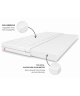 TOP5 160x200x5 mattress topper, bed topper, H3, medium-firm, reversible, hypoallergenic