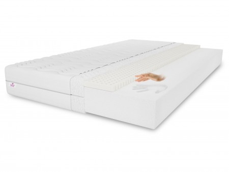 MEMORY foam mattress, 90x200x11, medium-firm H3, latex, T25 foam, hypoallergenic