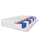 COMFORT H3/H4 pocket spring mattress, 80x200, 7 zones, latex, coconut fibre, pocket spring, reversible, height 26cm