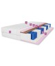 Taschenfederkernmatratze 160x200 COMFORT H3/H4, 7 Zonen, Latex, Kokosfaser, Taschenfederkern, beidseitig nutzbar, Höhe 26 cm 1