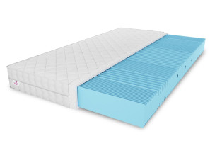 NICOLE foam mattress 100x200x10 – T25 foam, massage, reversible, H3 medium-firm, 7 zones, breathable