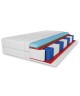 Taschenfederkernmatratze 140x200 PREMIUM KOKOS H3/H4, Massageschicht, Taschenfedern, 7 Zonen, Höhe 21 cm
