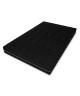 Matratzenbezug SCHWARZ BLACK – eleganter Bezug mit Ziernähten
