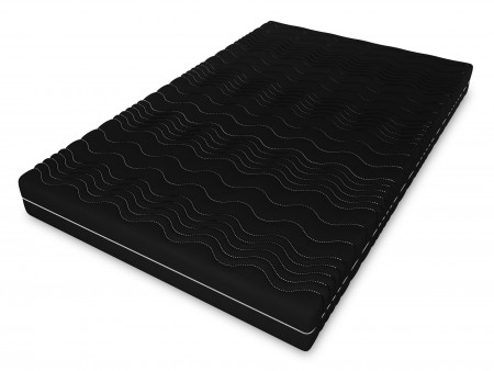 BLACK mattress cover – an elegant cover with stitching
