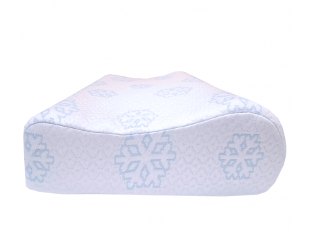 Visco pillow + cooling cover, 60x35x15, orthopaedic, contoured, rehabilitation