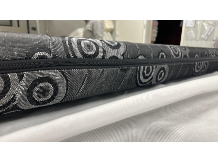 Matratzenbezug schwarz JACQUARD – Jacquard-Bezug mit leichtem Glanz