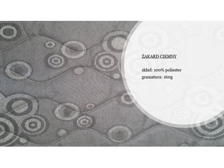 Black JACQUARD mattress cover – a jacquard cover with a subtle sheen