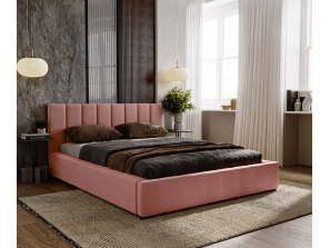 NERO SLEEK upholstered bedroom bed with bed base and storage space for bedding4