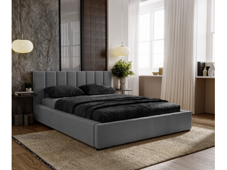 Polsterbett NERO SLEEK für das Schlafzimmer mit Bettrahmen und Bettkasten 3