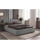 NERO SLEEK upholstered bedroom bed with bed base and bedding storage 1