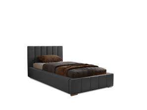 NERO-Einzelbett mit Polsterung, Lattenrost und Bettkasten 6
