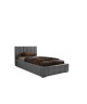 NERO-Einzelbett mit Polsterung, Lattenrost und Bettkasten 8