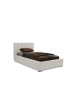 NERO single upholstered bed with bed base and bedding storage compartment 10