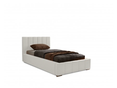 NERO-Einzelbett mit Polsterung, Lattenrost und Bettkasten 10