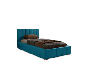 NERO-Einzelbett mit Polsterung, Lattenrost und Bettkasten 14