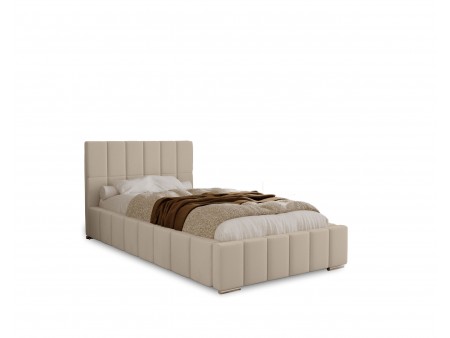 ALMA – Polsterbett für das Schlafzimmer (Einzelbett) mit Lattenrost und Bettkasten 14