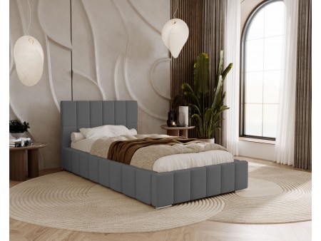ALMA – Polsterbett für das Schlafzimmer (Einzelbett) mit Lattenrost und Bettkasten 34