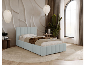 ALMA – Polsterbett für das Schlafzimmer (Einzelbett) mit Lattenrost und Bettkasten22