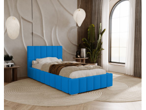 ALMA – Polsterbett für das Schlafzimmer (Einzelbett) mit Lattenrost und Bettkasten 256