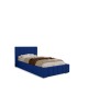 ALMA single upholstered bed for the bedroom, with a bed base and storage space for bedding30