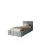 MENOS-Einzelbett für das Schlafzimmer mit Polsterung, Lattenrost und Bettkasten 4